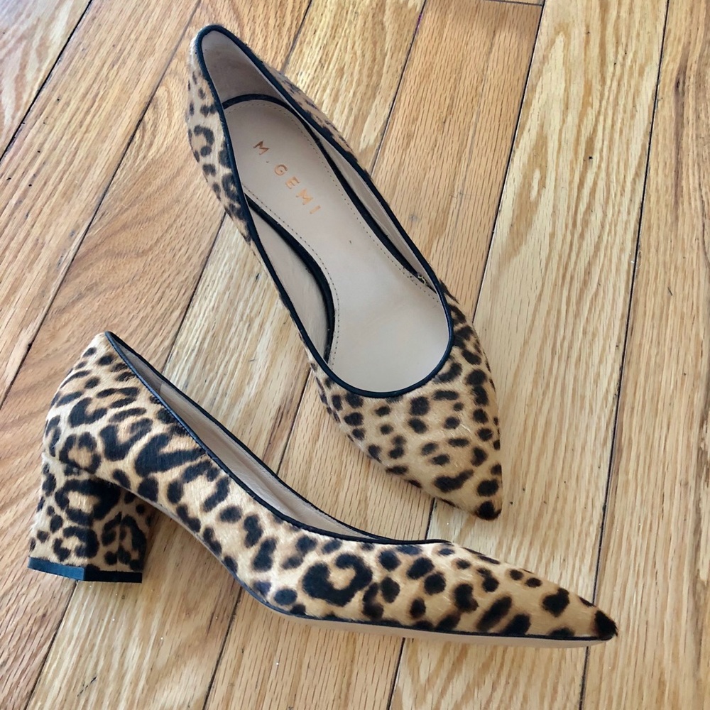M. Gemi Dolcetto leopard print heel